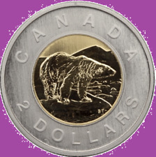 2003 Canada Old Effigy Toonie $2 Two Dollar Coin. Polar Bear Mint UNC na sprzedaż  Wysyłka do Poland