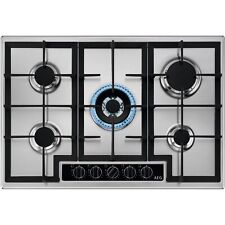 AEG 6000 Series Refurbished  75cm 5 Burner Gas Hob Stainless Steel A2/HGB75420YM for sale  Shipping to South Africa