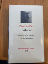 Paul valéry cahiers d'occasion  Osny