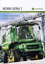 John Deere T Series 12 / 2015 catalogue brochure moissonneuse batteuse combine na sprzedaż  PL