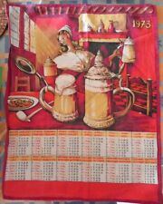 Torchon vintage calendrier d'occasion  Labruguière