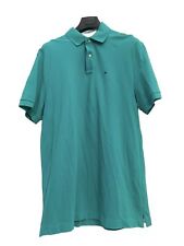 Usado, Camisa polo masculina Tommy Hilfiger ajuste personalizado verde sólido manga curta malha tamanho XL comprar usado  Enviando para Brazil