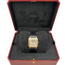 Relógio feminino Cartier Santos Dumont ouro rosa 18k mostrador prata quartzo WGSA0022 comprar usado  Enviando para Brazil