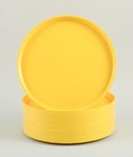 Usado, Massimo Vignelli para Heller, Italia. Un juego de 6 platos de cena en amarillo melamina. segunda mano  Embacar hacia Argentina