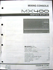 Mezclador de consola de mezclas Yamaha MX400 manual de servicio original, libro de piezas esquemáticas, usado segunda mano  Embacar hacia Argentina