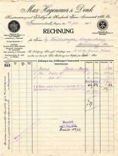 Old invoice, "Max Hagenauer & Denk, Immenstadt i.B." 23.07.1928 for sale  Shipping to South Africa