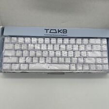 TOKB T68SE Wired Mechanical Gaming Keyboard Rgb Backlit Compact White (S) for sale  Shipping to South Africa