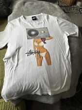 Stussy white shirt for sale  BLACKPOOL