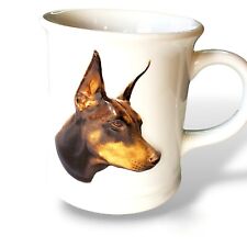 Caneca Doberman para Cachorro 3D Pinsher Dobie Pet Filhote Xícara Alemã Café Chá Bebida Bom Menino, usado comprar usado  Enviando para Brazil