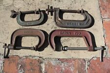 Used, 4 x G clamps: DAWN 150mm, CARTER 4&5 inch + unnamed 4 inch. for sale  Shipping to South Africa