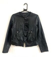 zara leather jacket 10 for sale  HARTLEPOOL