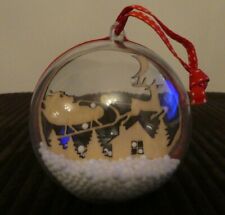 Christmas bauble wooden for sale  POOLE