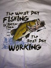 Adult fishing tee for sale  Union Dale