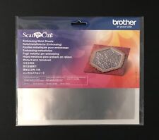 Brother ScanNCut. 2 Silver Embossing Metal Sheets. for sale  Shipping to South Africa