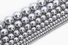 Silver hematite beads for sale  Easton