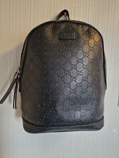 Gucci black leather for sale  NELSON