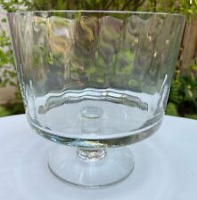 Glass trifle bowl for sale  Burke