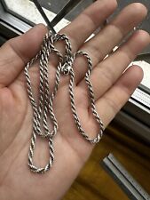 hallmarked sterling silver chains for sale  LONDON