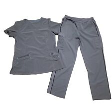 Charcoal Grey Scrubs Set Women's Size Small Buttersoft pants  & Scrubstar Top  for sale  Shipping to South Africa