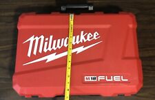 Solo estuche Milwaukee 3697-22 M18 COMBUSTIBLE inalámbrico 2 herramientas carcasa dura vacía rojo negro segunda mano  Embacar hacia Argentina