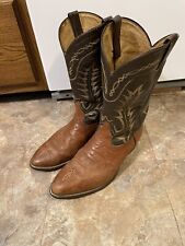 Tony Lama Boots - Model 6532 (Mens Size 13-E )Brown Leather Western Cowboy, used for sale  Shipping to South Africa