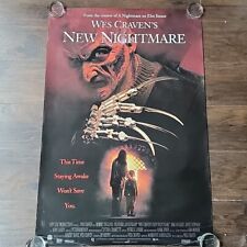 Wes Craven's New Nightmare Original 1994 Video Poster Elm Street Rolled 27x40 for sale  Shipping to South Africa