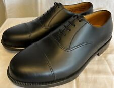 Used, Parade Shoes Toe Cap Oxford Black Leather Shoes BRITISH ARMY Surplus RAF Cadet for sale  Shipping to South Africa