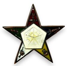 Order of the Eastern Star Vintage Masonic Freemason Wall Plaque Enameled 1960's for sale  Shipping to South Africa