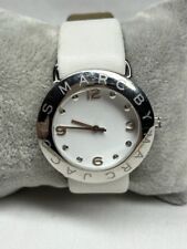 Relógio feminino Marc by Marc Jacobs MBM1136 mostrador branco com pulseira de couro   comprar usado  Enviando para Brazil