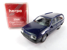 Herpa 2066 Opel Omega GLS Caravan dunkelblau, HO, 1:87, usado comprar usado  Enviando para Brazil