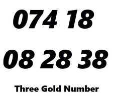 Gold three number for sale  CRAIGAVON