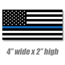 Thin Blue Line Blue Lives Matter Flag Sticker Officer Law Vinyl Decal Police for sale  Shipping to South Africa