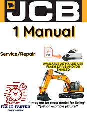 JCB JS 200LC ESCAVADEIRA DE ESTEIRA LACTENTE SERVIÇO OFICINA MANUAL PDF USB comprar usado  Enviando para Brazil