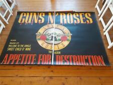 Guns n' Roses: 60"" x 80"" 2 hojas Massive Appetite original 1988 promoción del Reino Unido nuevo segunda mano  Embacar hacia Argentina