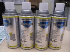Paquete de 4 aerosoles lubricantes de silicona seca grado alimenticio LU210 10 oz.   f6 segunda mano  Embacar hacia Mexico