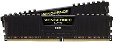 Used, Corsair CMK8GX4M2D2400C16 Vengeance LPX RAM 8GB 2x4GB DDR4 2400 C16 Black for sale  Shipping to South Africa