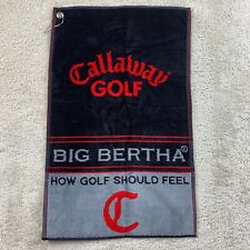 Usado, Toalla de golf Callaway Big Bertha cómo debe sentirse el golf negro rojo gris 14,5 x 23 segunda mano  Embacar hacia Argentina