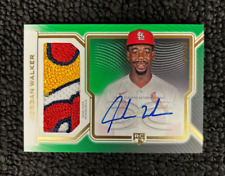 2023 Topps Definitive Baseball Jordan Walker Definitive Rookie Patch Auto /15 RC for sale  Shipping to South Africa