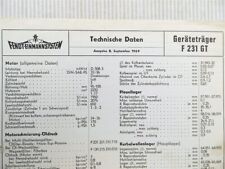 Fendt 231 geräteträger gebraucht kaufen  Merseburg