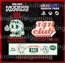 Conjunto CoD MW3 Call of Duty Modern Warfare 3 Taskforce 141 cartão emblema charme fantasma comprar usado  Enviando para Brazil