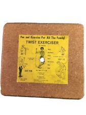 Twist Exerciser Vintage 1950s Home Exercise Equipment Midcentury great graphic for sale  Shipping to South Africa