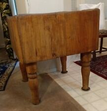 antique butcher block table for sale  Fresno