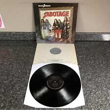 LP VINYL BLACK SABBATH ALBUM SABOTAGE 9119 001 UK 1ST PRESS 1975 MISPRINT EX/EX comprar usado  Enviando para Brazil