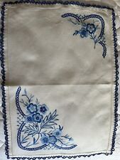 Vintage embroidered tray for sale  NEWCASTLE UPON TYNE