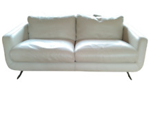 canape roche bobois cuir blanc d'occasion  Limay