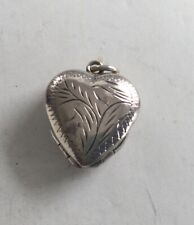 Vintage engraved heart for sale  Amelia