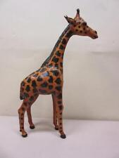 Feito à mão na Índia - Linda estatueta de girafa de 18 pol. de altura couro decorativo comprar usado  Enviando para Brazil
