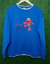 Sudadera Elmo Sesame Street Vintage Años 90 Cuello Redondo Talla XL  segunda mano  Embacar hacia Argentina