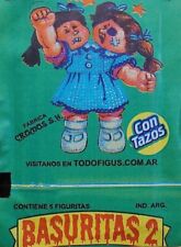 Argentina 2003 Cromos SH Basuritas Paquete de 2 pegatinas basura segunda mano  Embacar hacia Argentina