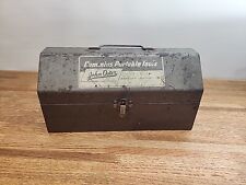 Vintage metal toolbox for sale  West Bend